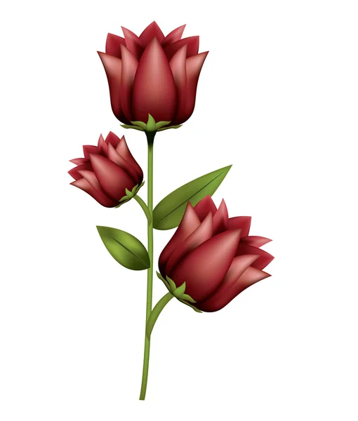 Μεμονωμένο εικονίδιο όμορφο λουλούδι — Διανυσματικό Αρχείο