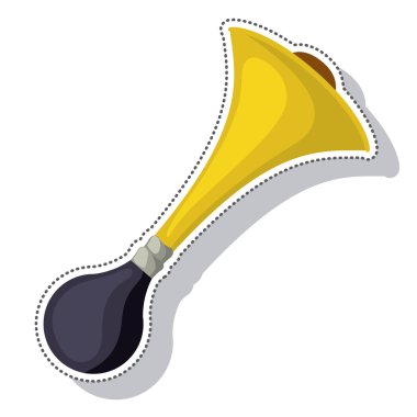 boynuz hava izole simgesi