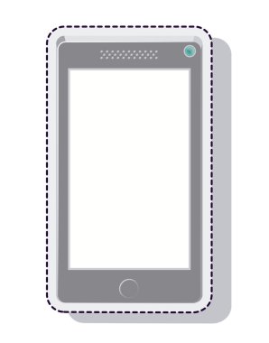 Smartphone teknoloji izole simgesi