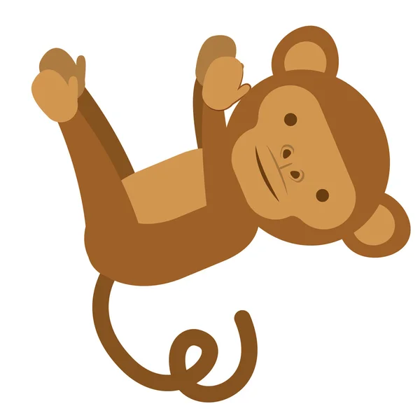 ตลกลิงไอคอนแยก — ภาพเวกเตอร์สต็อก