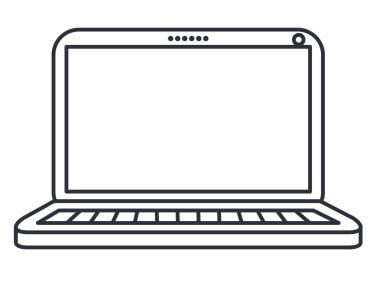 dizüstü bilgisayar izole kutsal kişilerin resmi