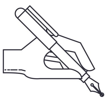 Kalem aracı office yalıtılmış simgesi