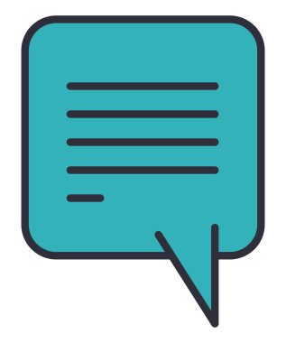 konuşma kabarcığı iletisi izole edildi