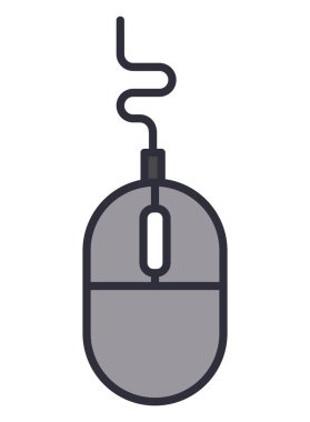 fare bilgisayar izole simgesi