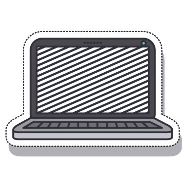 dizüstü bilgisayar izole kutsal kişilerin resmi