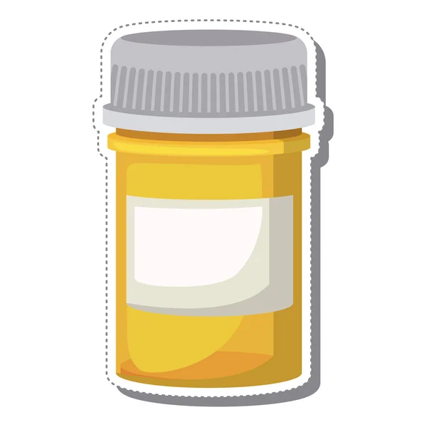 Το δοχείο φαρμάκων απομονωμένες εικονίδιο — Διανυσματικό Αρχείο