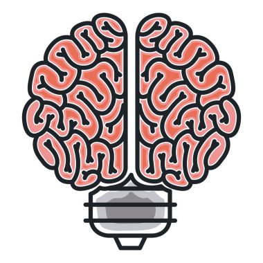 beyin fırtınası izole simgesi