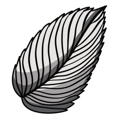 Yaprak bitkisi doğa izole simgesi