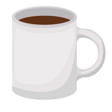 Kahve Kupası çizilmiş izole simgesi