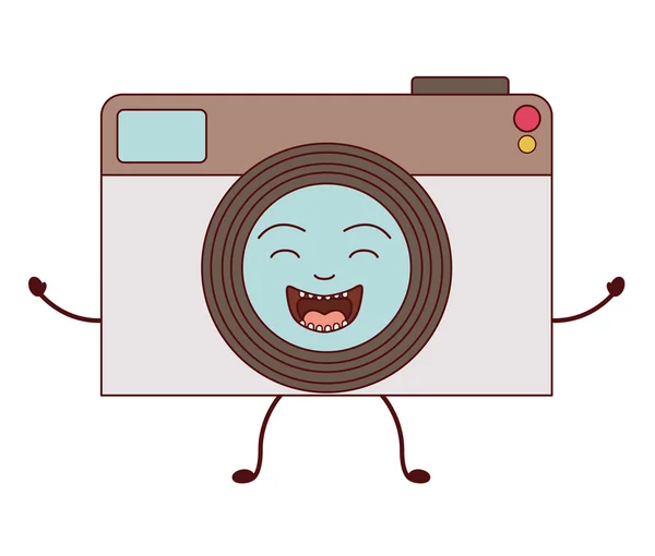 Camera photographic isolated icon — Stock Vector