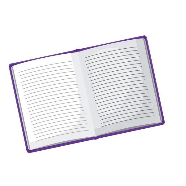 Tekst książki ikona na białym tle — Wektor stockowy