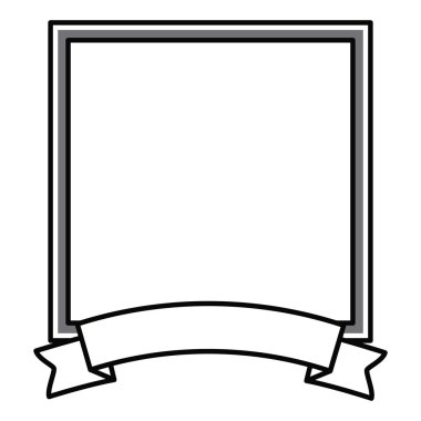 çerçeve şerit izole simgesi tasarım ile