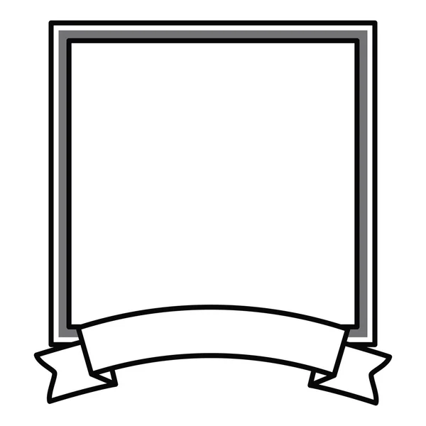 절연 리본 아이콘 디자인 프레임 — 스톡 벡터