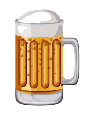 bira İçecek taze izole simgesi