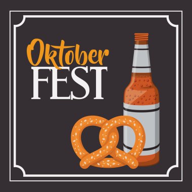 bira çerçeve oktoberfest tasarım