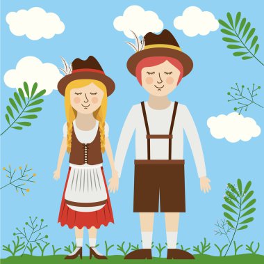 adam kadın oktoberfest tasarım