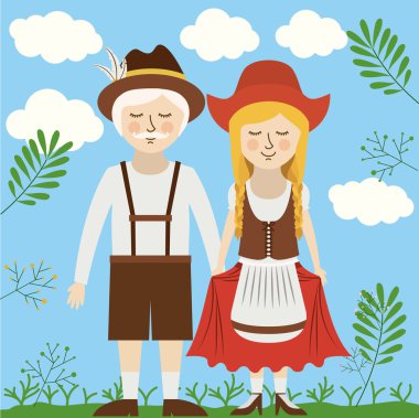 adam kadın oktoberfest tasarım