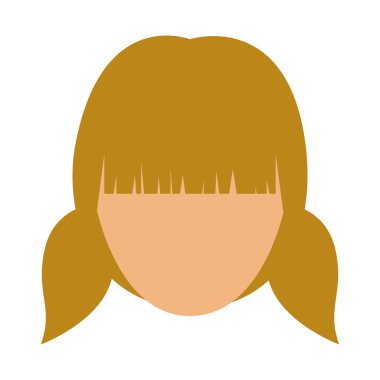 kadın kadın baş avatar tasarım