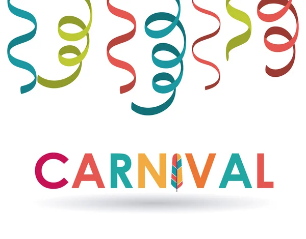 Schlangenlinien-Karnevalsfest — Stockvektor