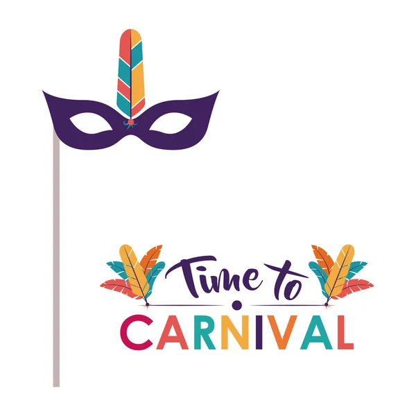Φεστιβάλ Σχεδιασμός Καρναβάλι μάσκα — Διανυσματικό Αρχείο