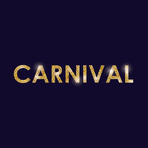 Καρναβάλι Φεστιβάλ γράμματα σχεδιασμού — Διανυσματικό Αρχείο