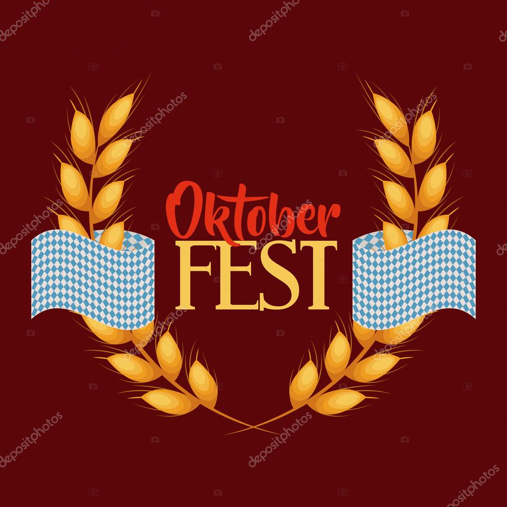 Oktober fest invitation poster Stock Illustration by ©grgroupstock