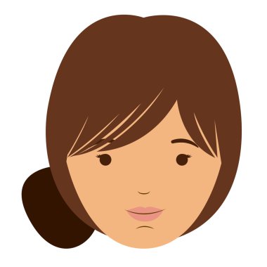 kadın veya kız çizgi film tasarım