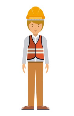 tek tip tasarım ile adam karikatür