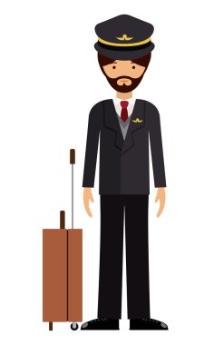 tek tip tasarım ile adam karikatür