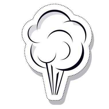 blck ve beyaz köpük tasarım