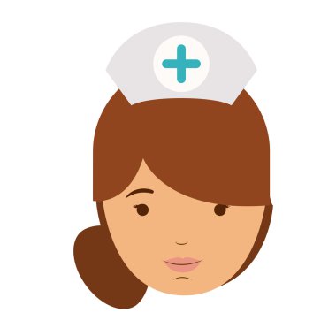 tek tip tasarım ile kadın karikatür