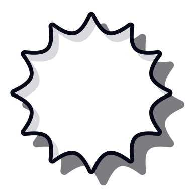 siyah ve beyaz mühür damgası tasarım