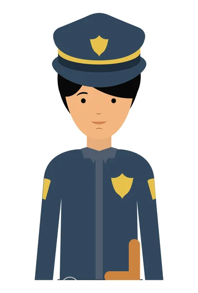 Man cartoon with uniform design — Stock Vector