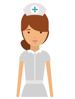 tek tip tasarım ile kadın karikatür