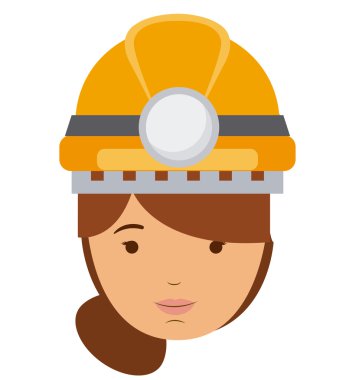 tek tip tasarım ile kadın karikatür