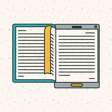 EBook ve tablet gadget tasarım