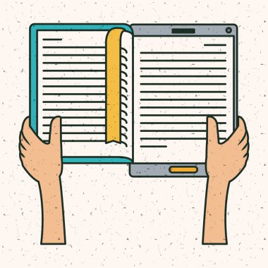 EBook ve tablet gadget tasarım