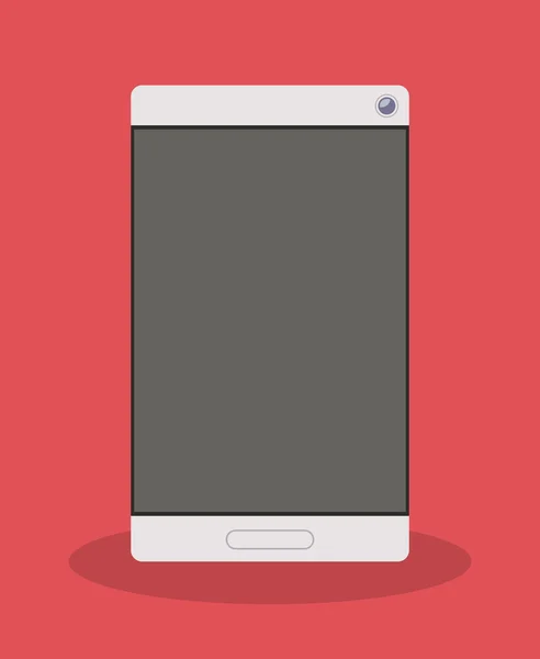 Smartphone gadget y diseño de tecnología — Vector de stock