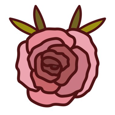 Çiçek ve yaprak bitki tasarımı