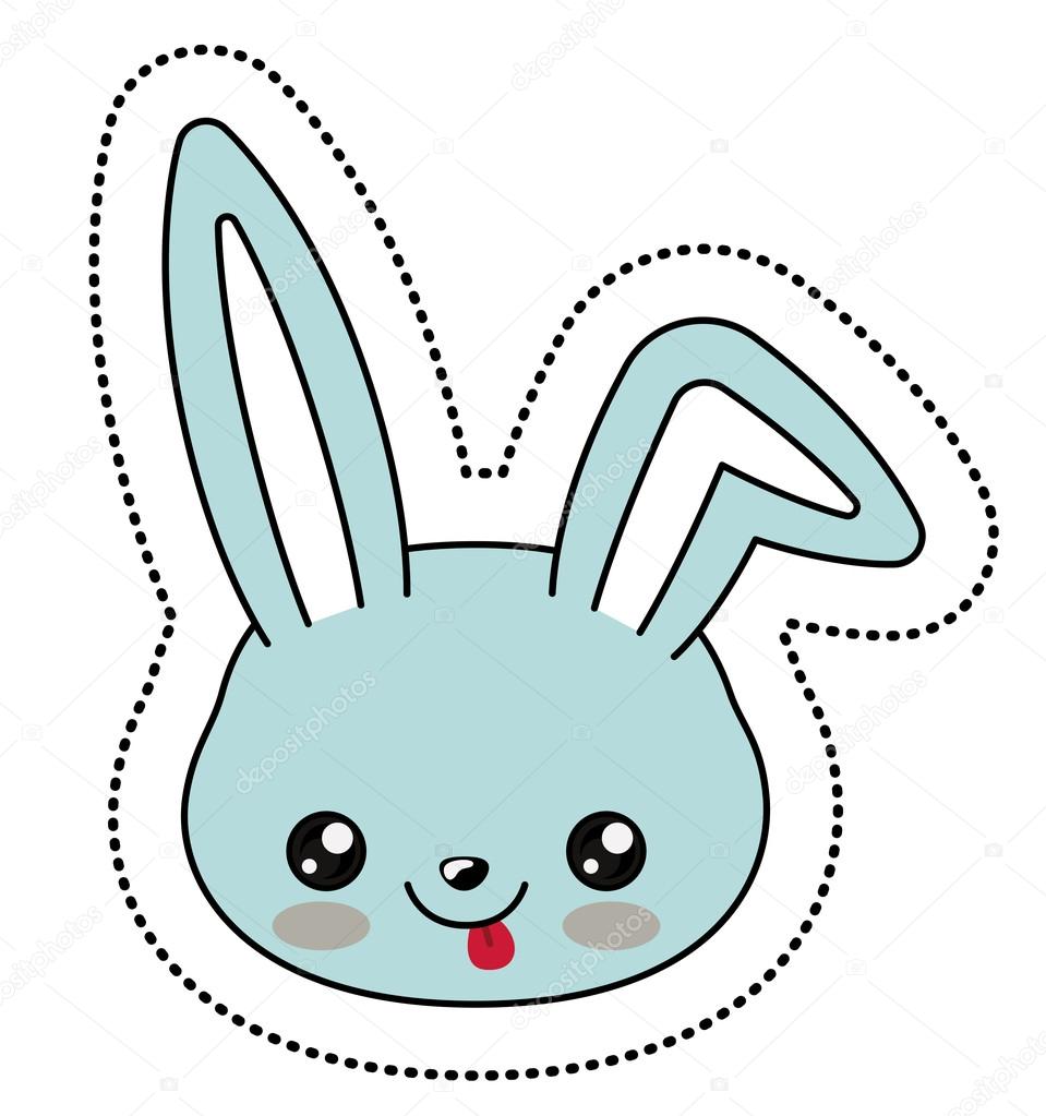 Lapin Kawaii Dessin Anime Image Vectorielle Par Grgroupstock C Illustration 123594148