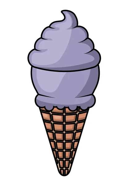 Ice cream kreslený jídlo design — Stockový vektor