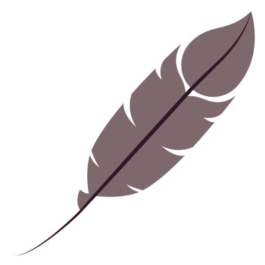 İzole tüy tüy tasarım