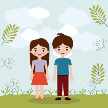 Kardeş ilişki dikey tasarım