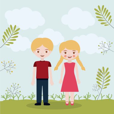 Kardeş ilişki dikey tasarım