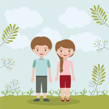 Kardeş ilişki dikey tasarım