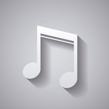 İzole müzik Not Tasarım