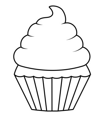 Muffin tatlı tasarım