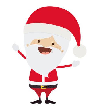 Mutlu Noeller tasarım Noel Baba çizgi film