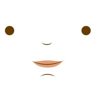 Çizgi film yüz ifadesi tasarımı ile