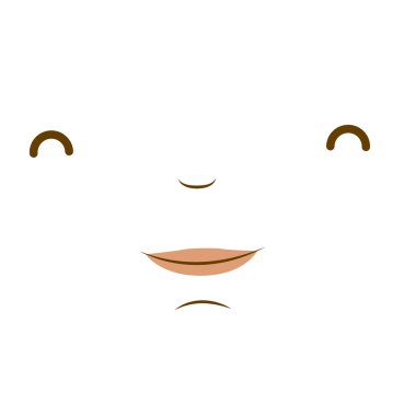 Çizgi film yüz ifadesi tasarımı ile